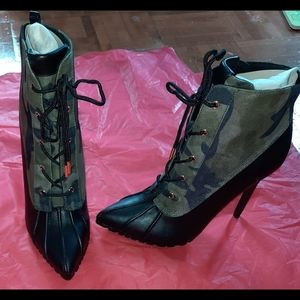New! Stiletto Duck Bootie